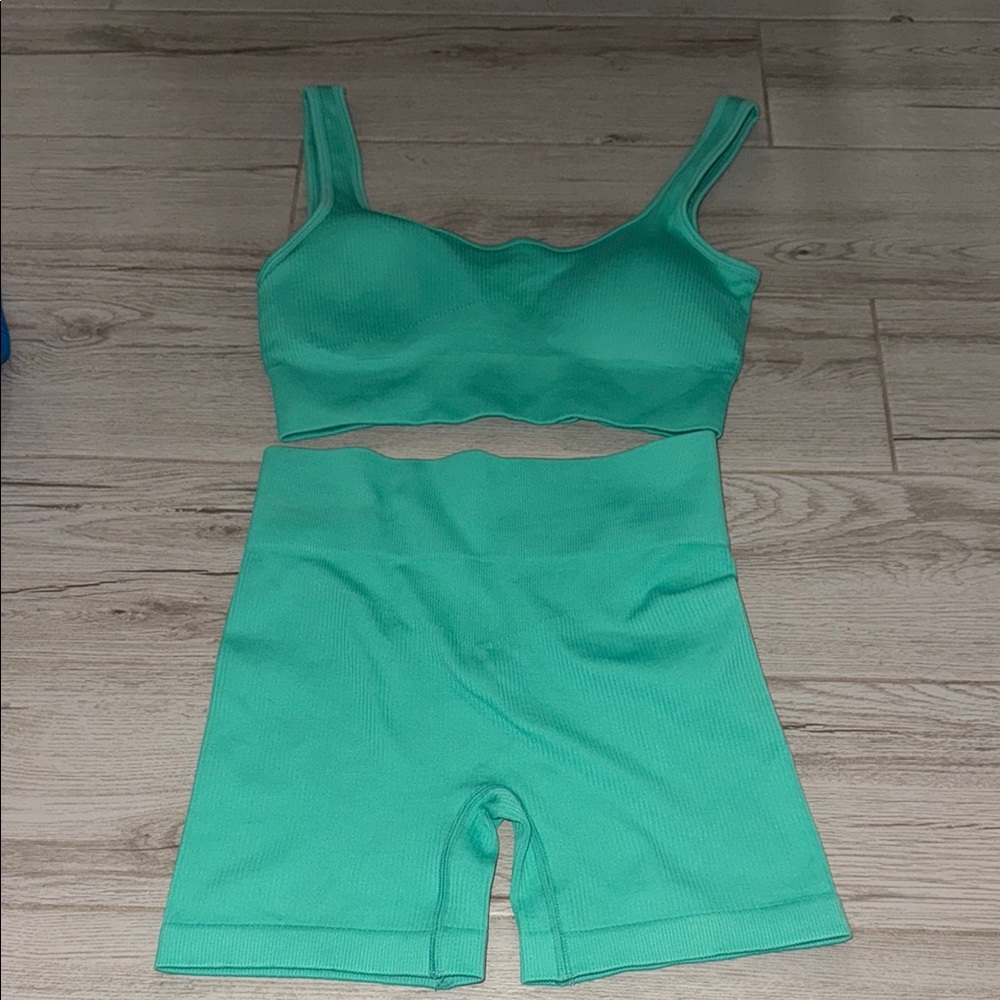 Women's Green Intimate Set